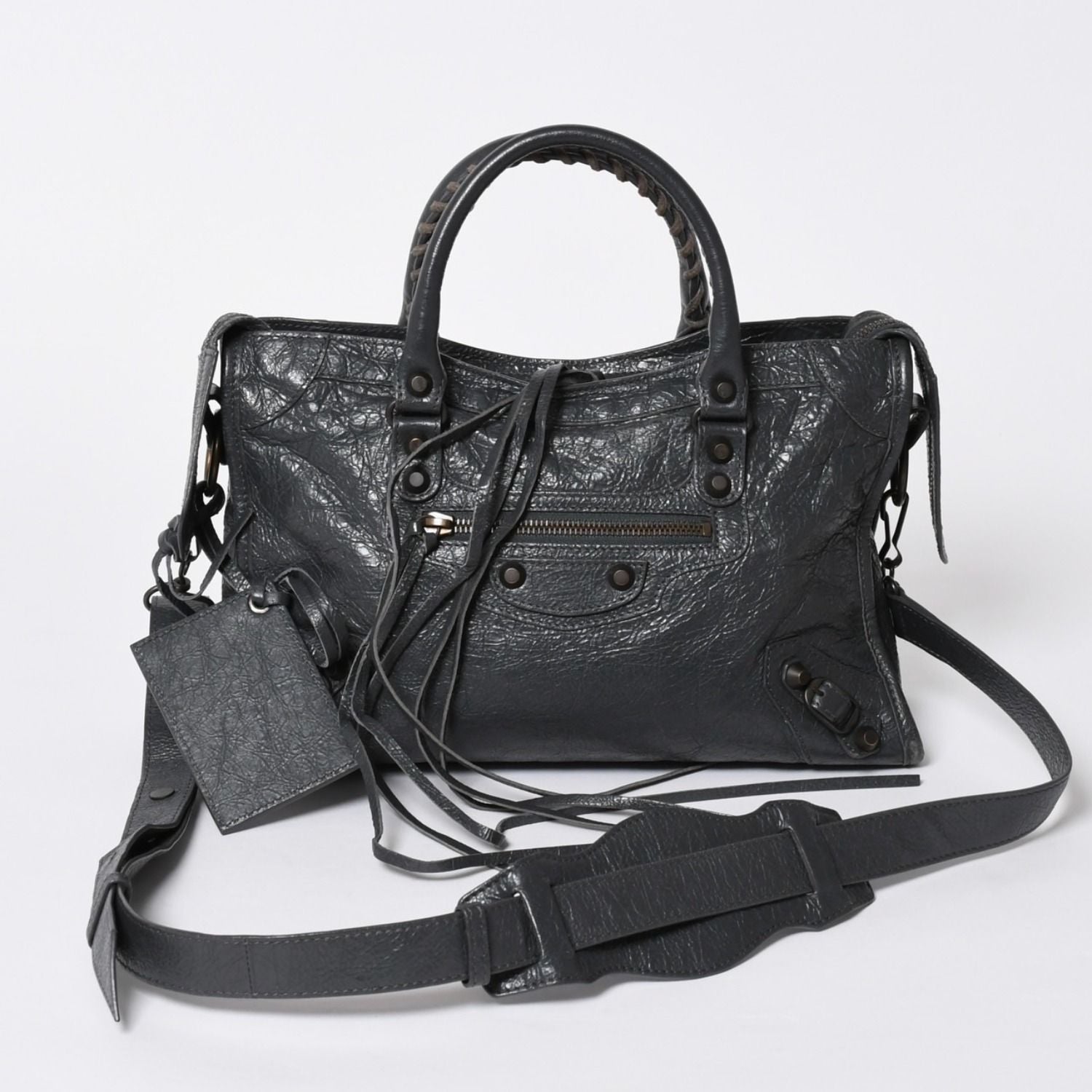 Balenciaga Classic City S Shoulder Bag Gray