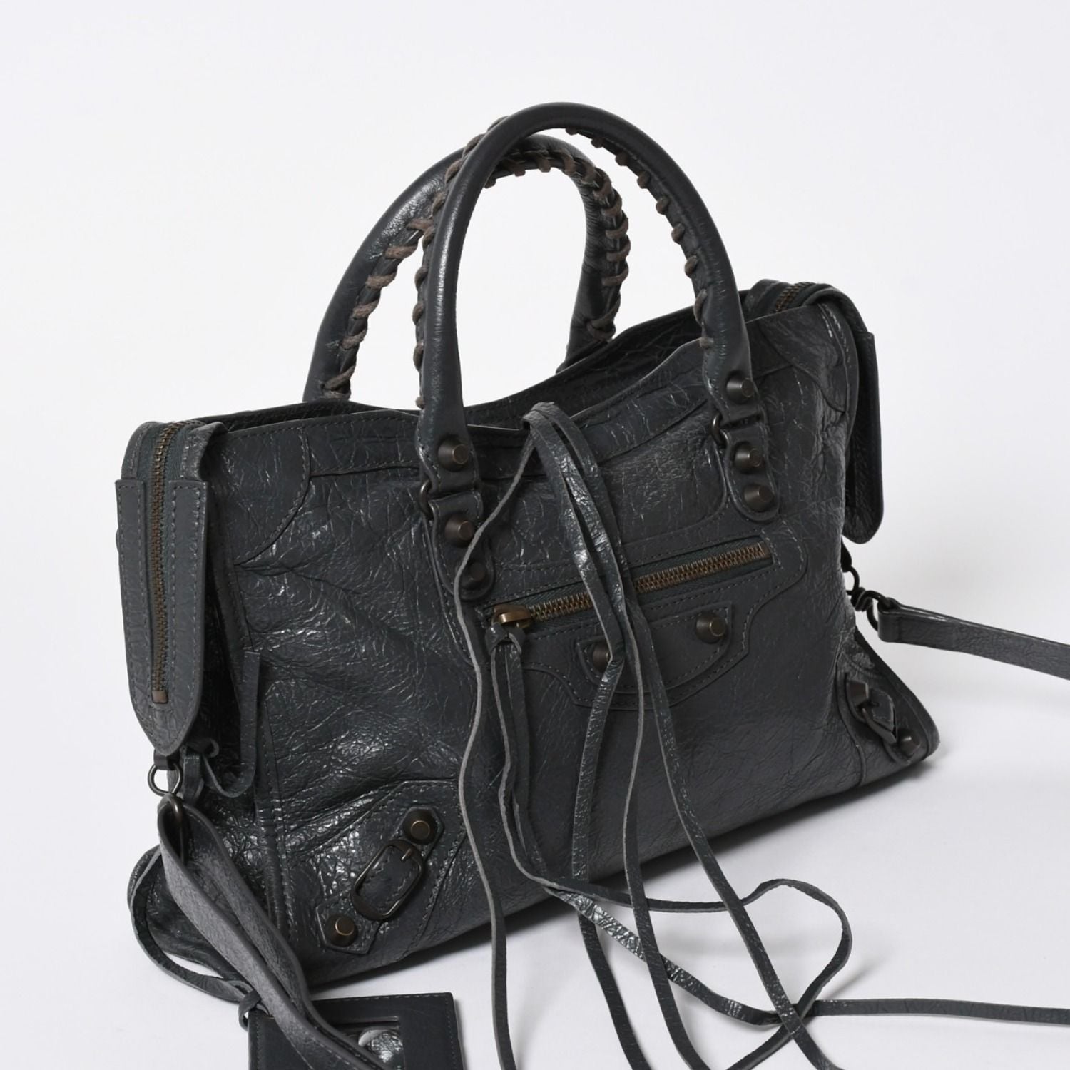 Balenciaga Classic City S Shoulder Bag Gray — view 3