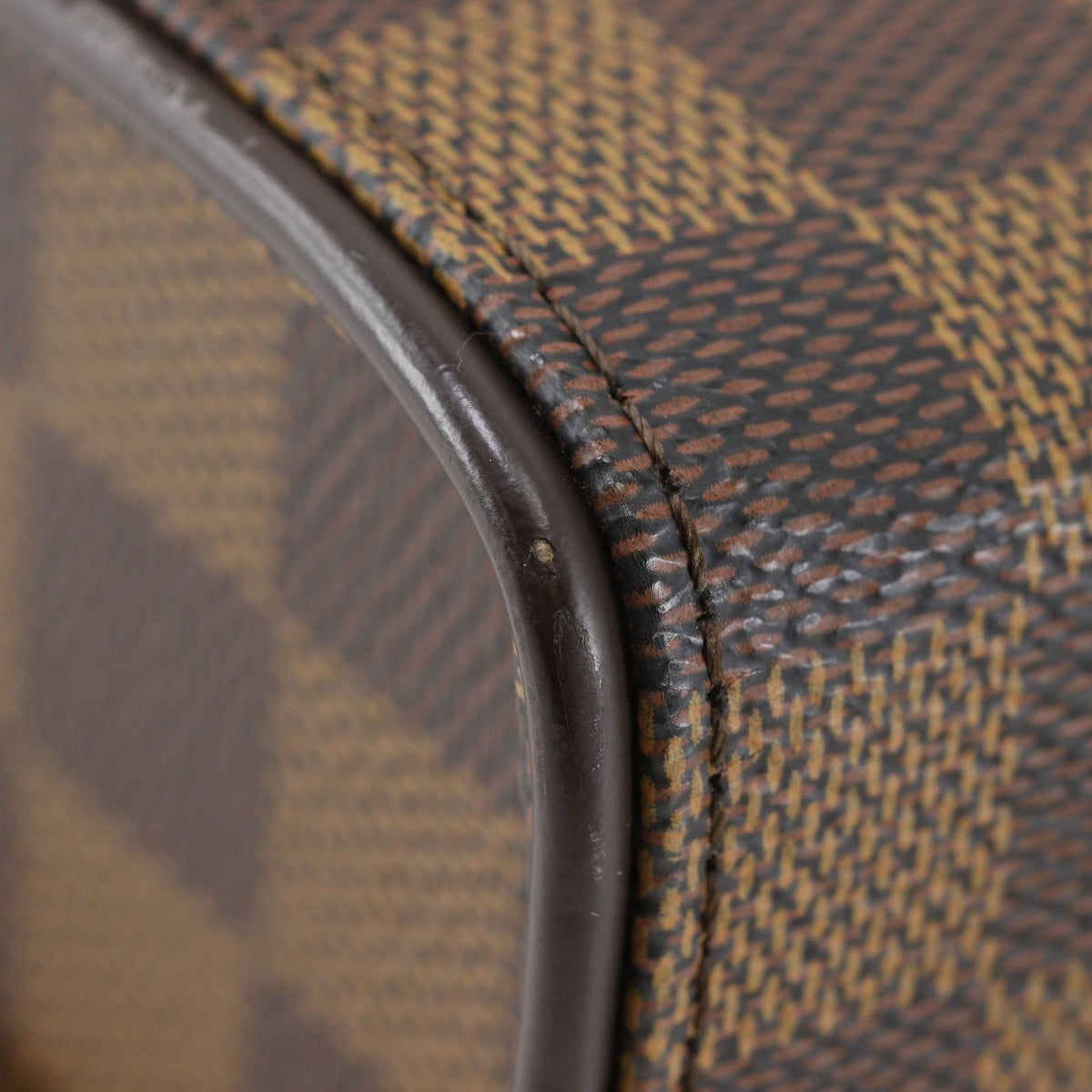 Louis Vuitton Tribeca Long Damier Canvas Brown Shoulder Bag — view 4
