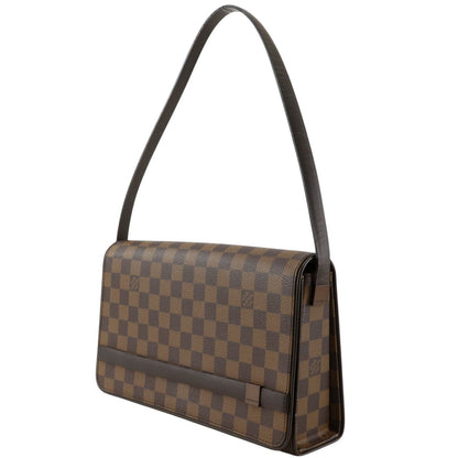 Louis Vuitton Tribeca Long Damier Canvas Brown Shoulder Bag — view 2