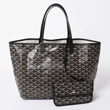 Goyard Saint Louis PM Tote Bag Black Leather