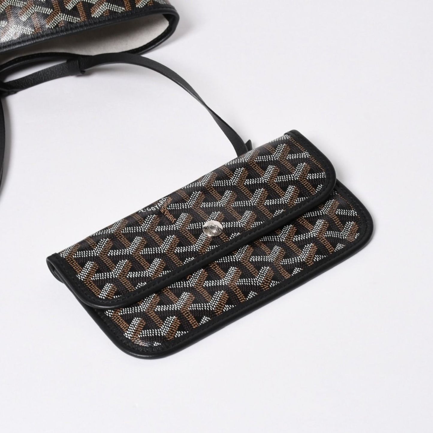 Goyard Saint Louis PM Tote Bag Black Leather — view 8