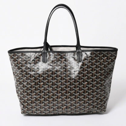 Goyard Saint Louis PM Tote Bag Black Leather — view 3