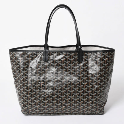 Goyard Saint Louis PM Tote Bag Black Leather — view 2