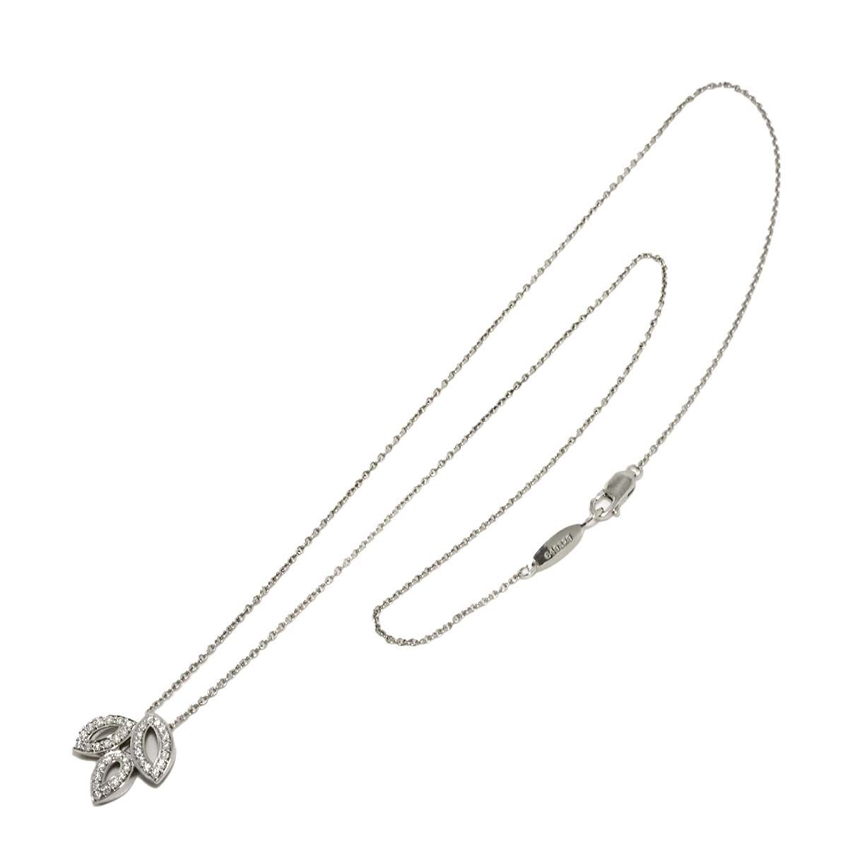 Harry Winston Lily Cluster Mini Diamond Necklace 40 Platinum — view 2