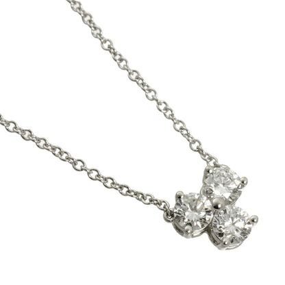 Tiffany & Co Aria Diamond Necklace 40 Platinum — view 3