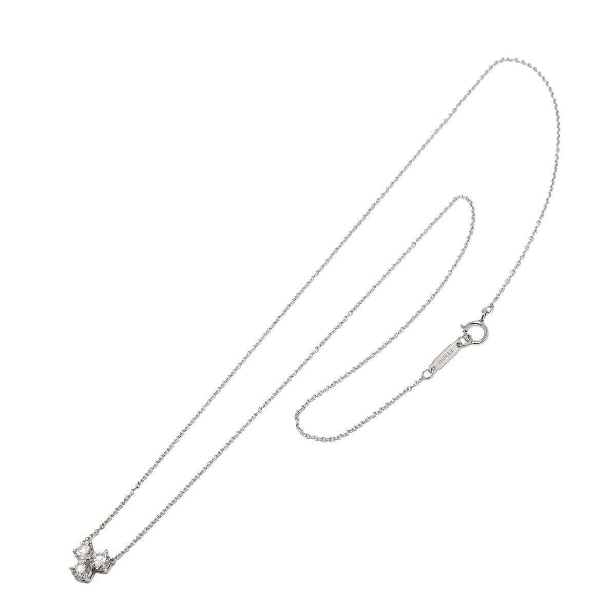 Tiffany & Co Aria Diamond Necklace 40 Platinum — view 2