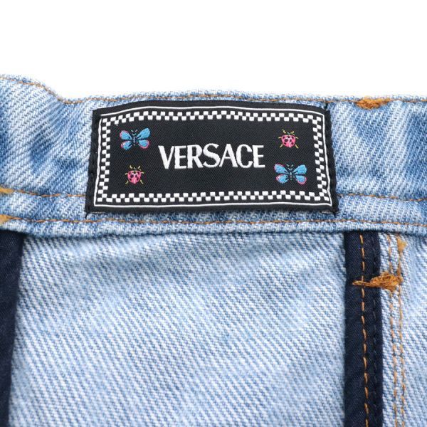 Versace Denim Dress Blue — view 8