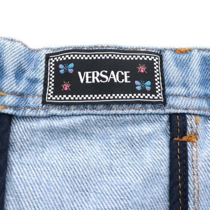 Versace Denim Dress Blue — view 8
