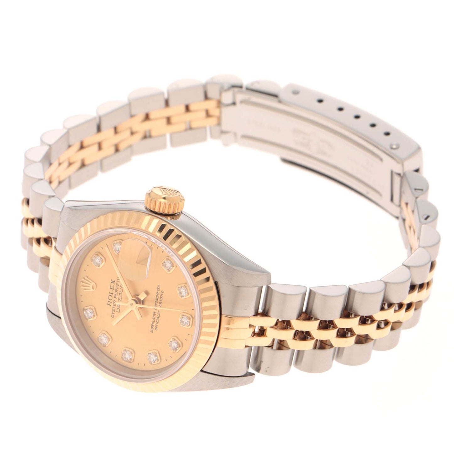 Rolex Datejust Diamond 18k Yellow Gold Stainless Steel Automatic — view 3