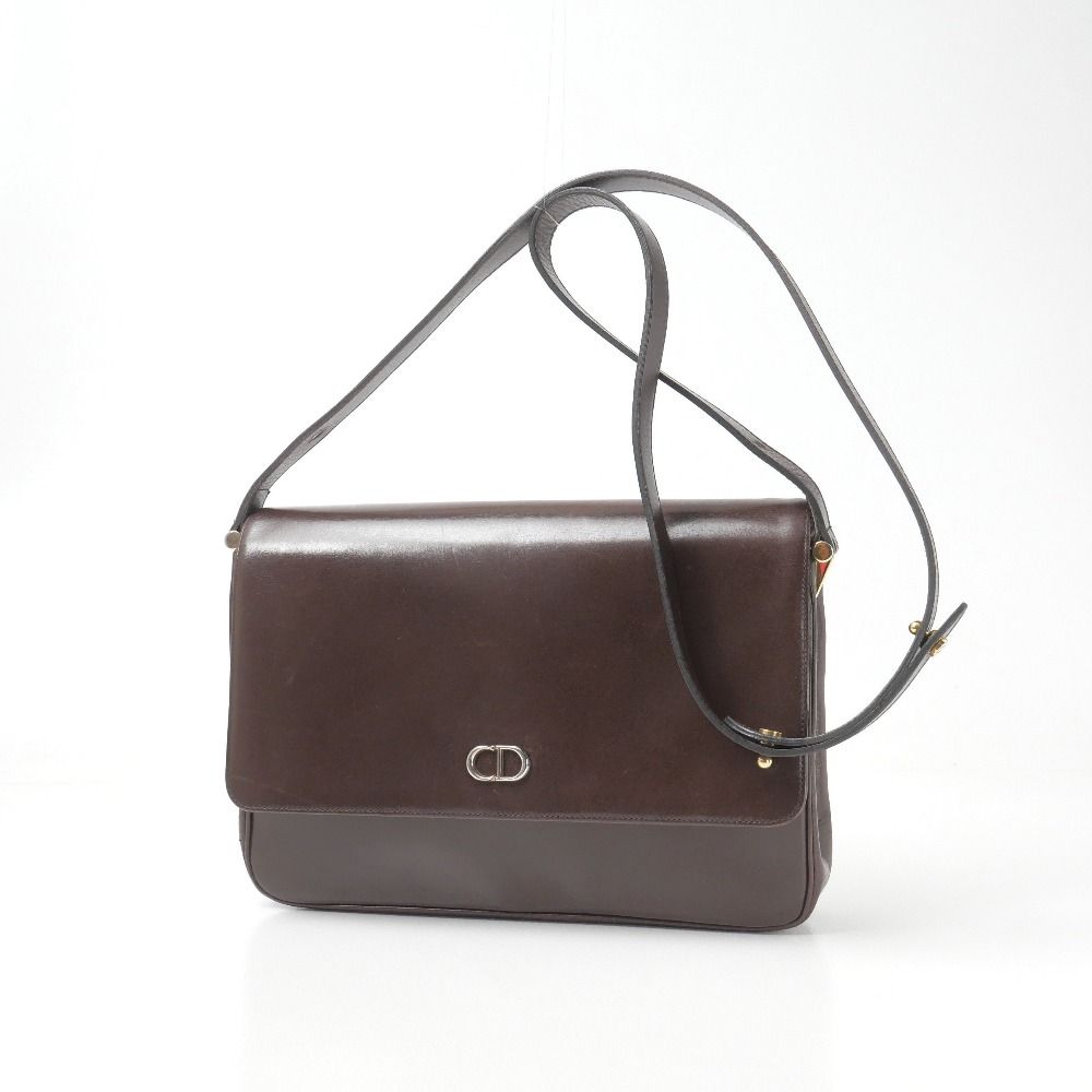 Dior Vintage Shoulder Bag Leather CD Logo — view 6