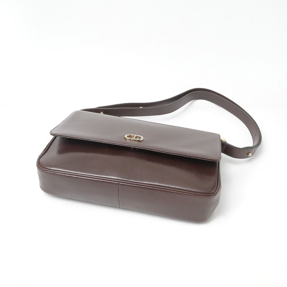 Dior Vintage Shoulder Bag Leather CD Logo — view 5