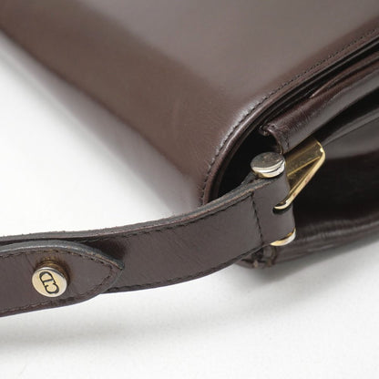 Dior Vintage Shoulder Bag Leather CD Logo — view 7