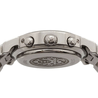 Hermes Clipper Chronograph Vintage Watch Date Black Quartz — view 5