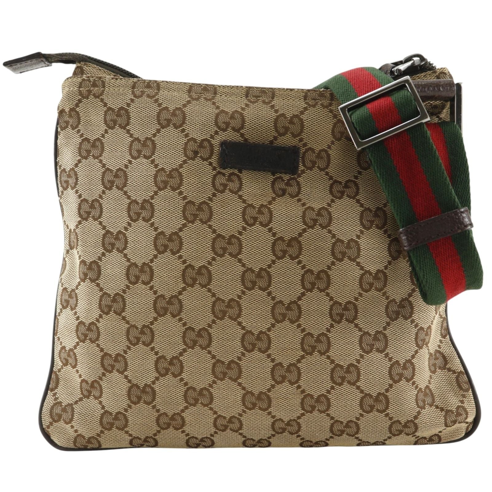 Gucci Sherry Line GG Canvas Brown Shoulder Bag