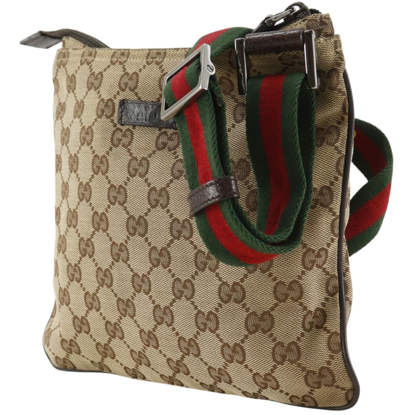 Gucci Sherry Line GG Canvas Brown Shoulder Bag — view 2
