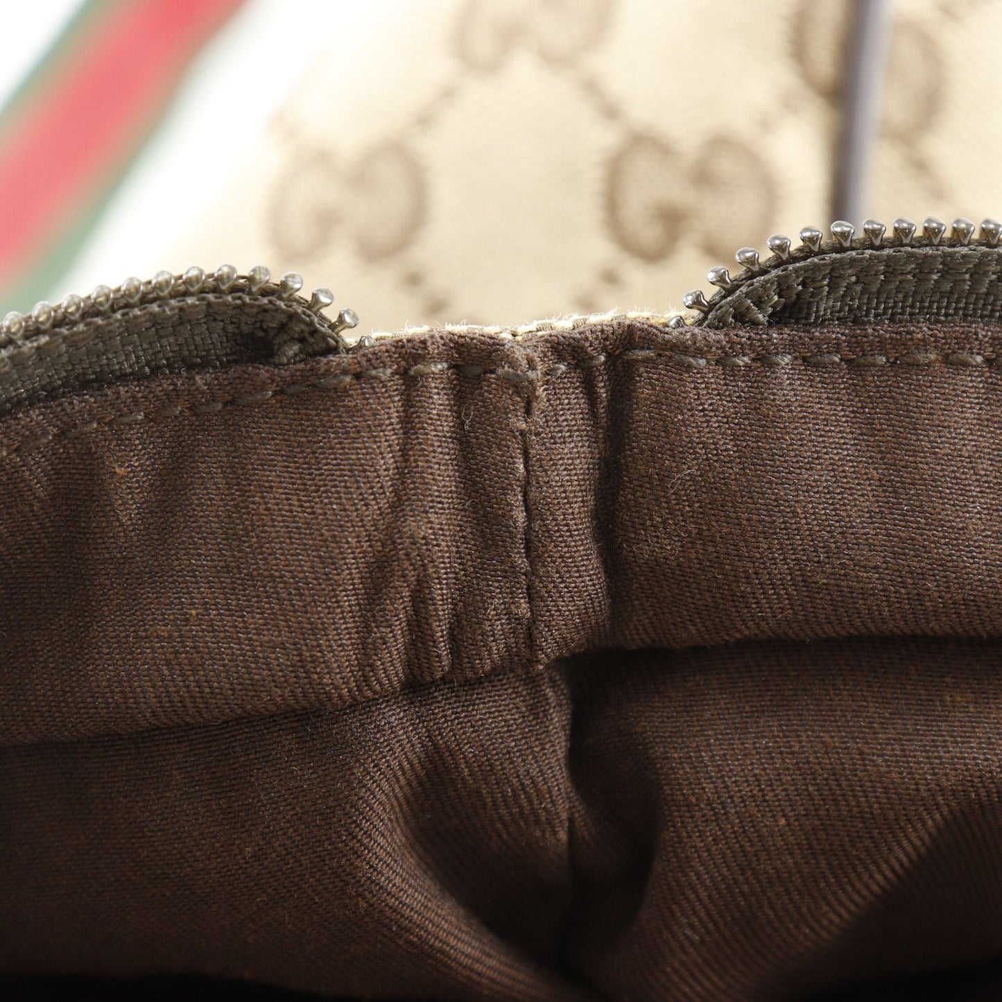 Gucci Sherry Line GG Canvas Brown Shoulder Bag — view 7