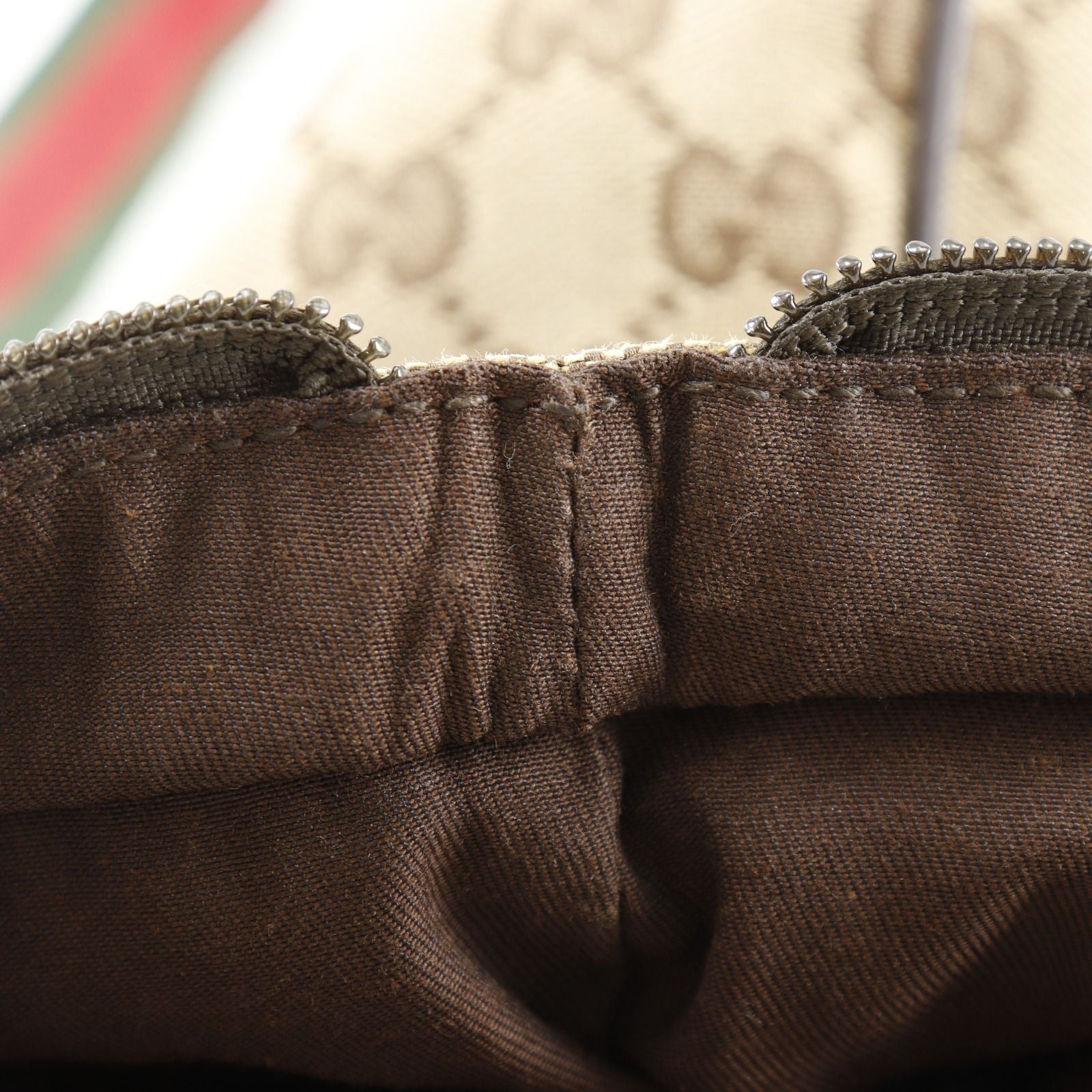 Gucci Sherry Line GG Canvas Brown Shoulder Bag — view 7