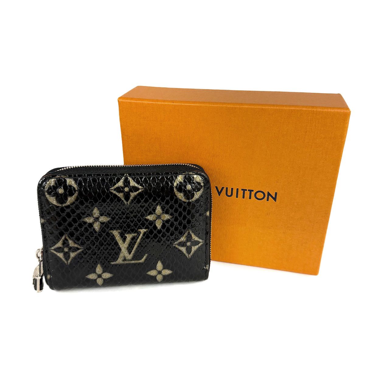 Louis Vuitton Monogram Exotic Zippy Coin Purse Padlock — view 2
