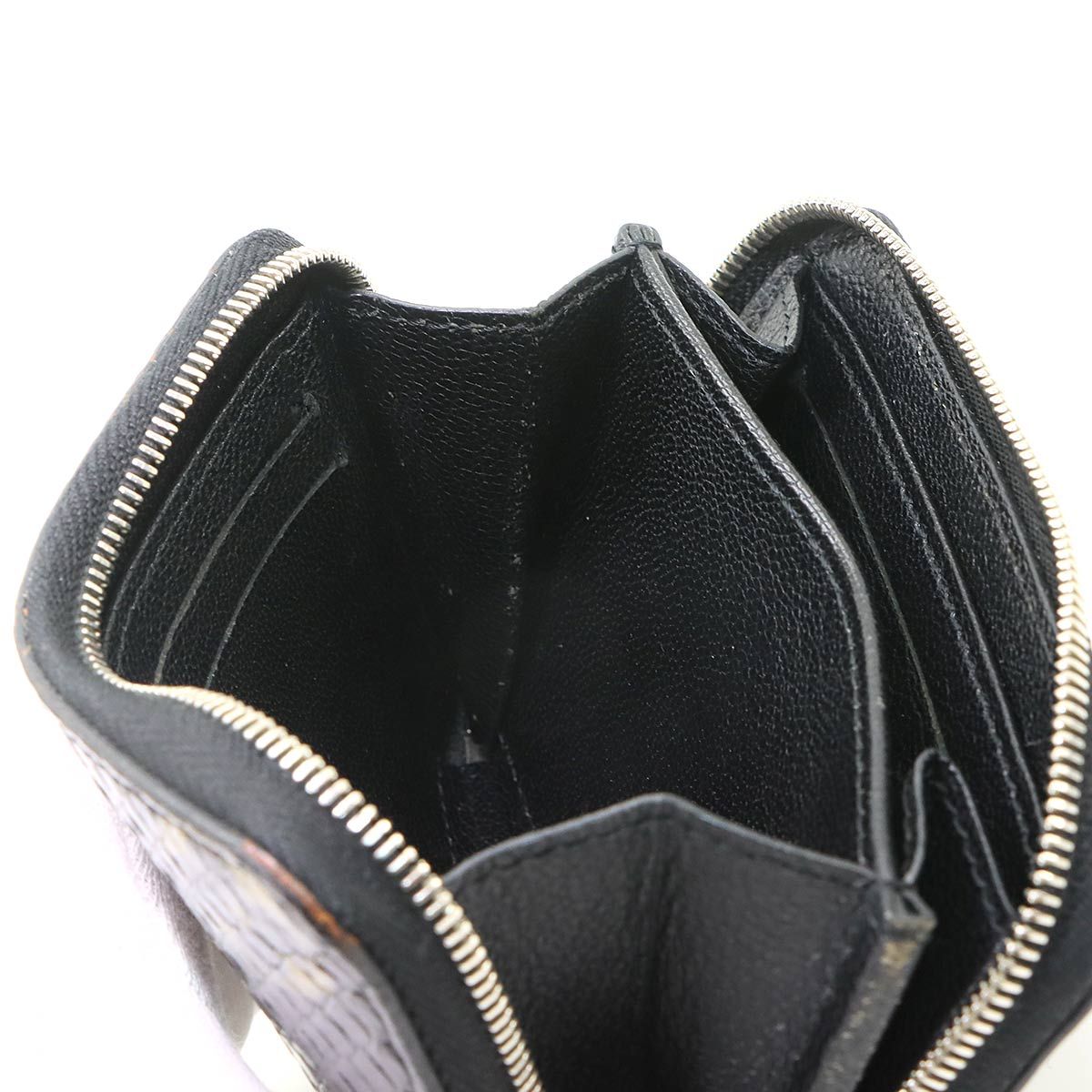 Louis Vuitton Monogram Exotic Zippy Coin Purse Padlock — view 7