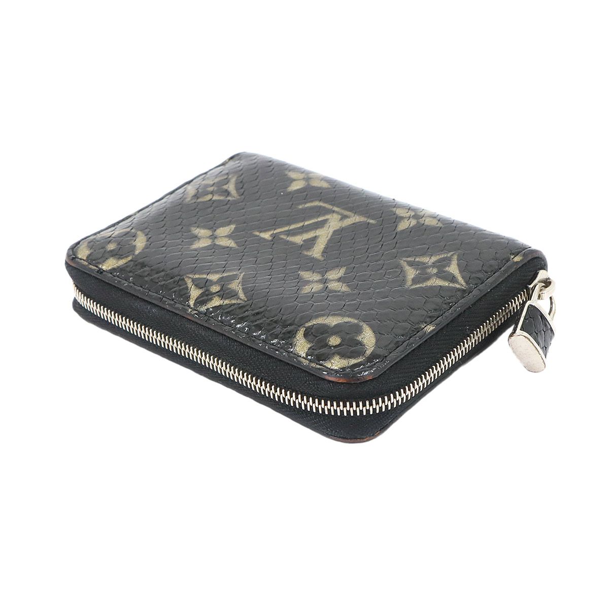Louis Vuitton Monogram Exotic Zippy Coin Purse Padlock — view 4