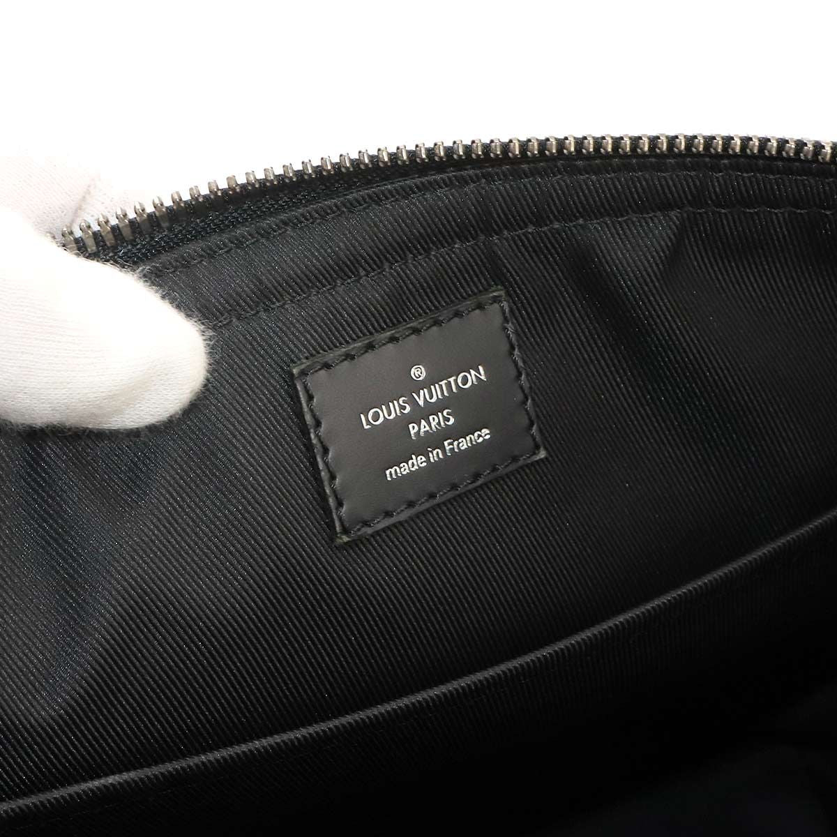 Louis Vuitton Monogram Eclipse Odyssey Messenger PM Shoulder Bag — view 8