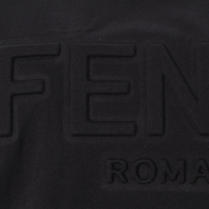 Fendi Embossed Logo Gradient Short Sleeve T-Shirt Top Afrm Black — view 7
