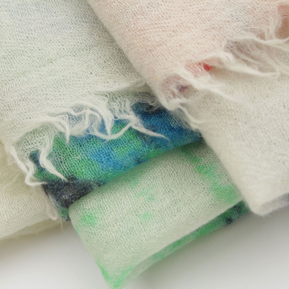 Chanel No 5 CC Logo Shawl White Multicolor Scarf — view 8