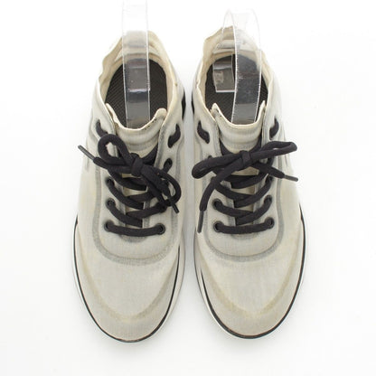 Chanel Fabric CC Logo Mesh Low-Top Sneakers Gray — view 2
