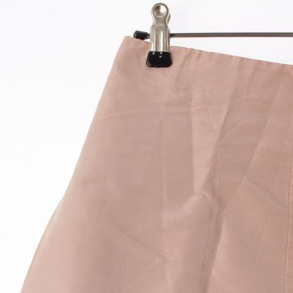 Prada Silk Big Button Skirt Pleated Pink 38 — view 4
