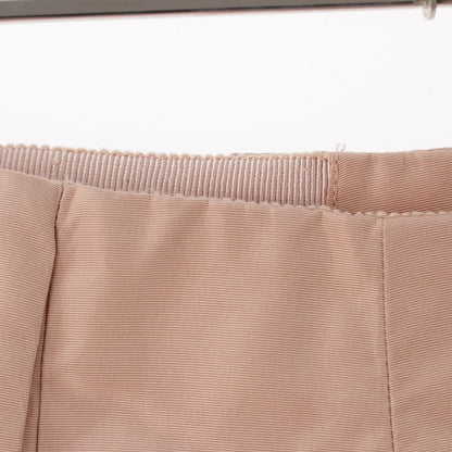 Prada Silk Big Button Skirt Pleated Pink 38 — view 7