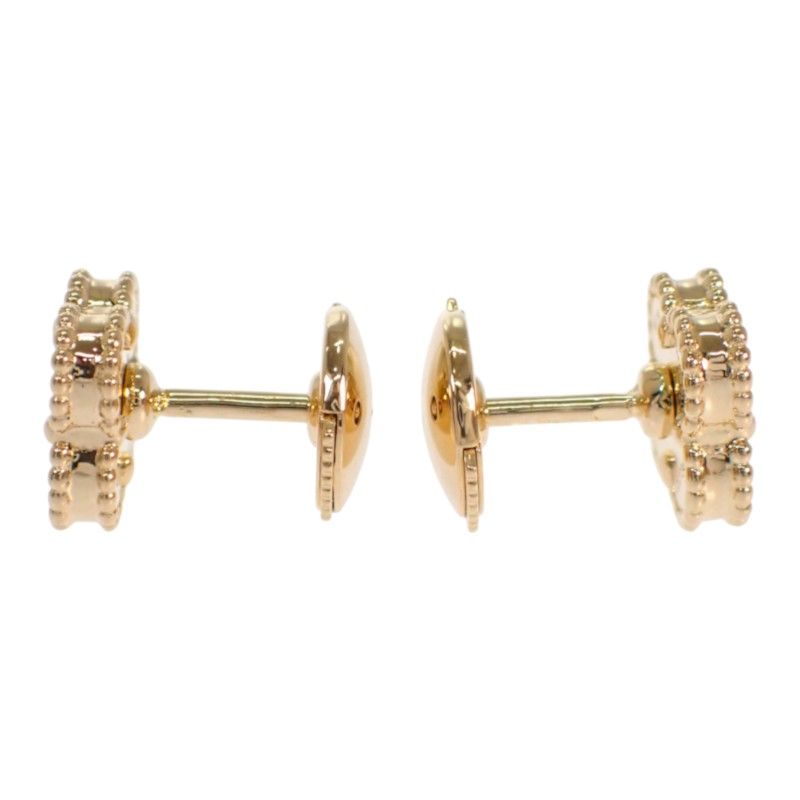 Van Cleef & Arpels Sweet Alhambra Earrings 18k Yellow Gold Mother of Pearl — view 6