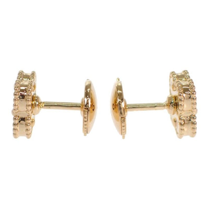 Van Cleef & Arpels Sweet Alhambra Earrings 18k Yellow Gold Mother of Pearl — view 6