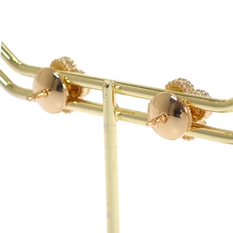 Van Cleef & Arpels Sweet Alhambra Earrings 18k Yellow Gold Mother of Pearl — view 2