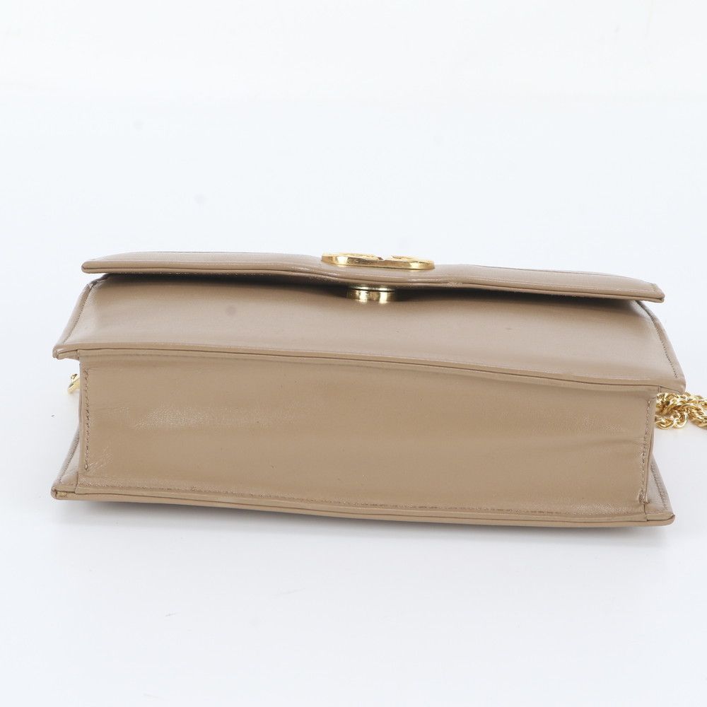 Dior Chain Leather Shoulder Bag — view 6