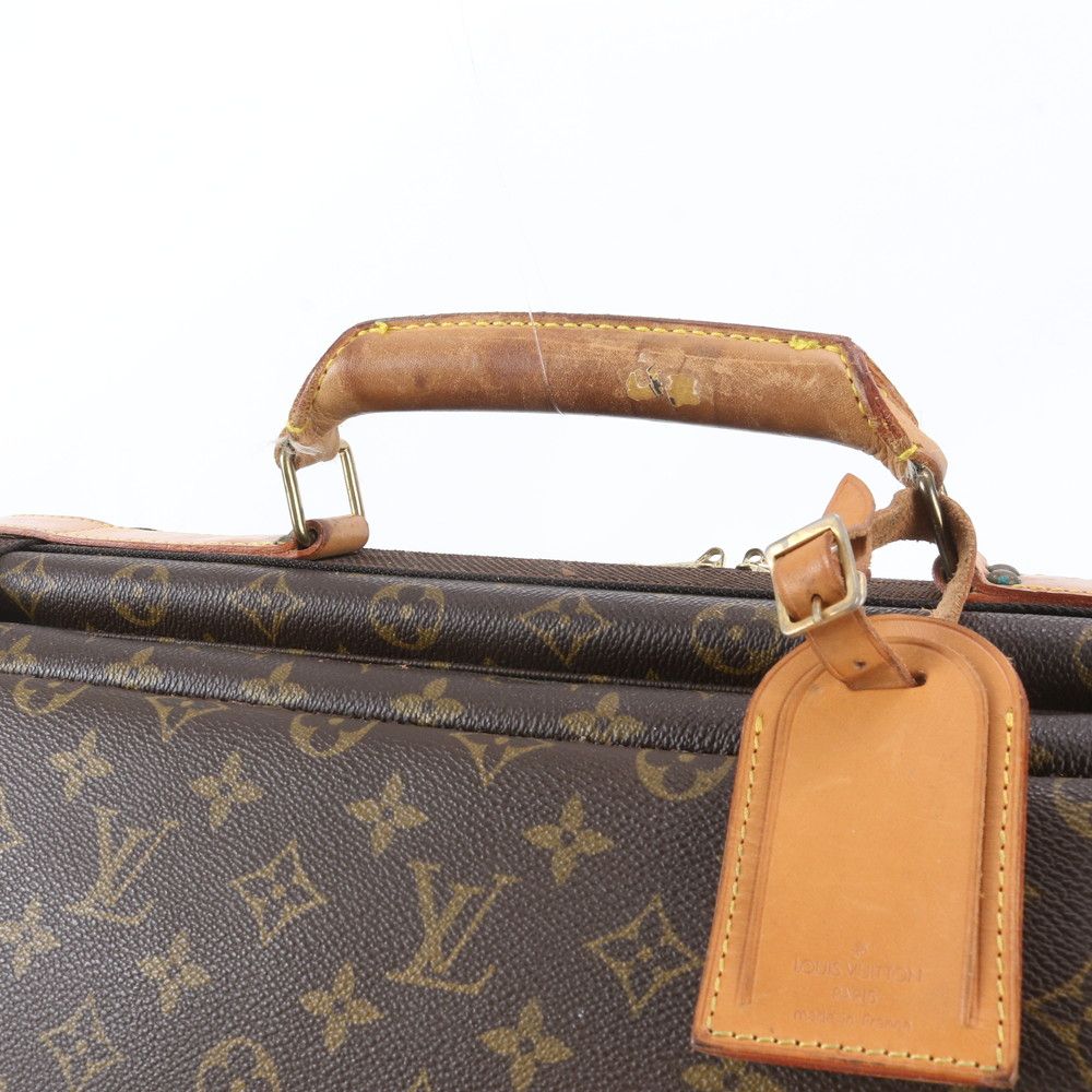 Louis Vuitton Monogram Satellite 70 Leather Boston Bag Tote Carry — view 2