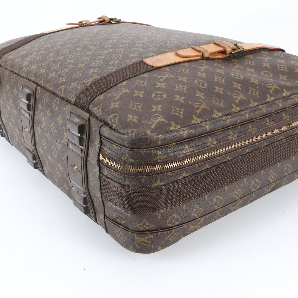 Louis Vuitton Monogram Satellite 70 Leather Boston Bag Tote Carry — view 4