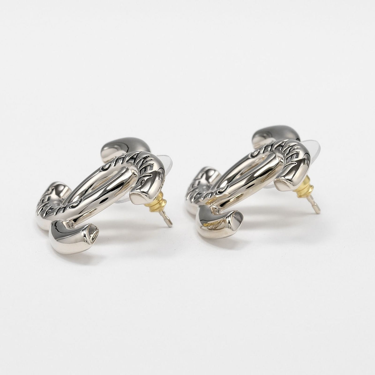 Chanel CC Logo Earrings — view 4