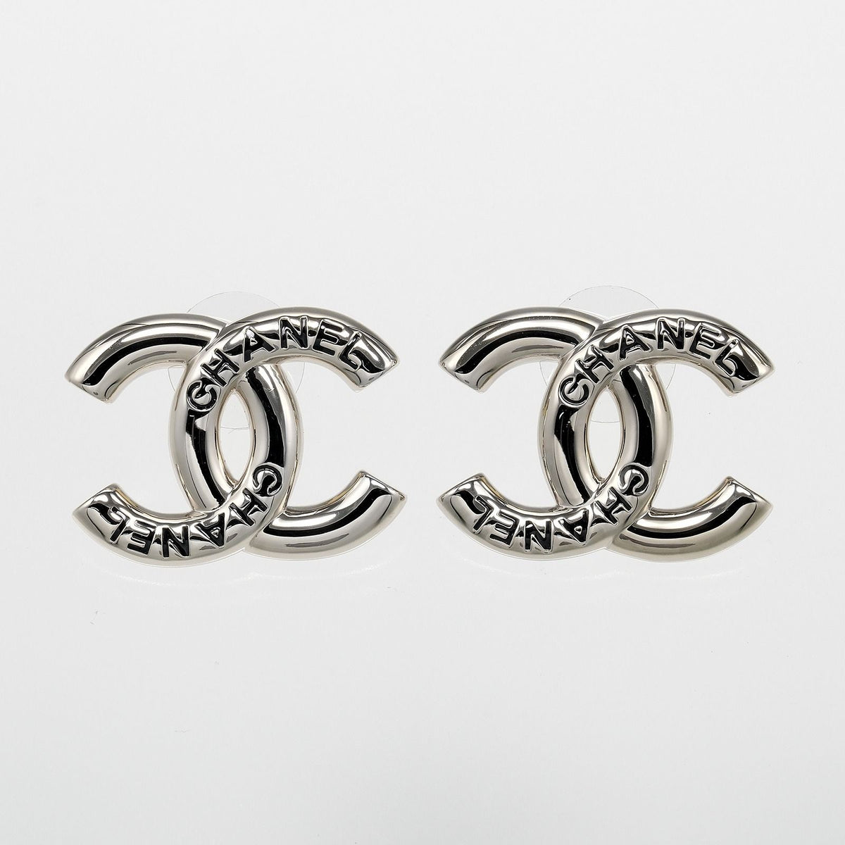 Chanel CC Logo Earrings — view 3