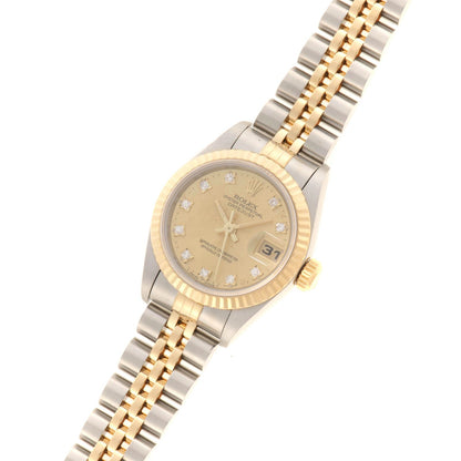 Rolex Datejust Diamond 18k Yellow Gold Stainless Steel Automatic — view 2