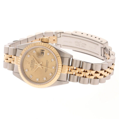 Rolex Datejust Diamond 18k Yellow Gold Stainless Steel Automatic — view 3