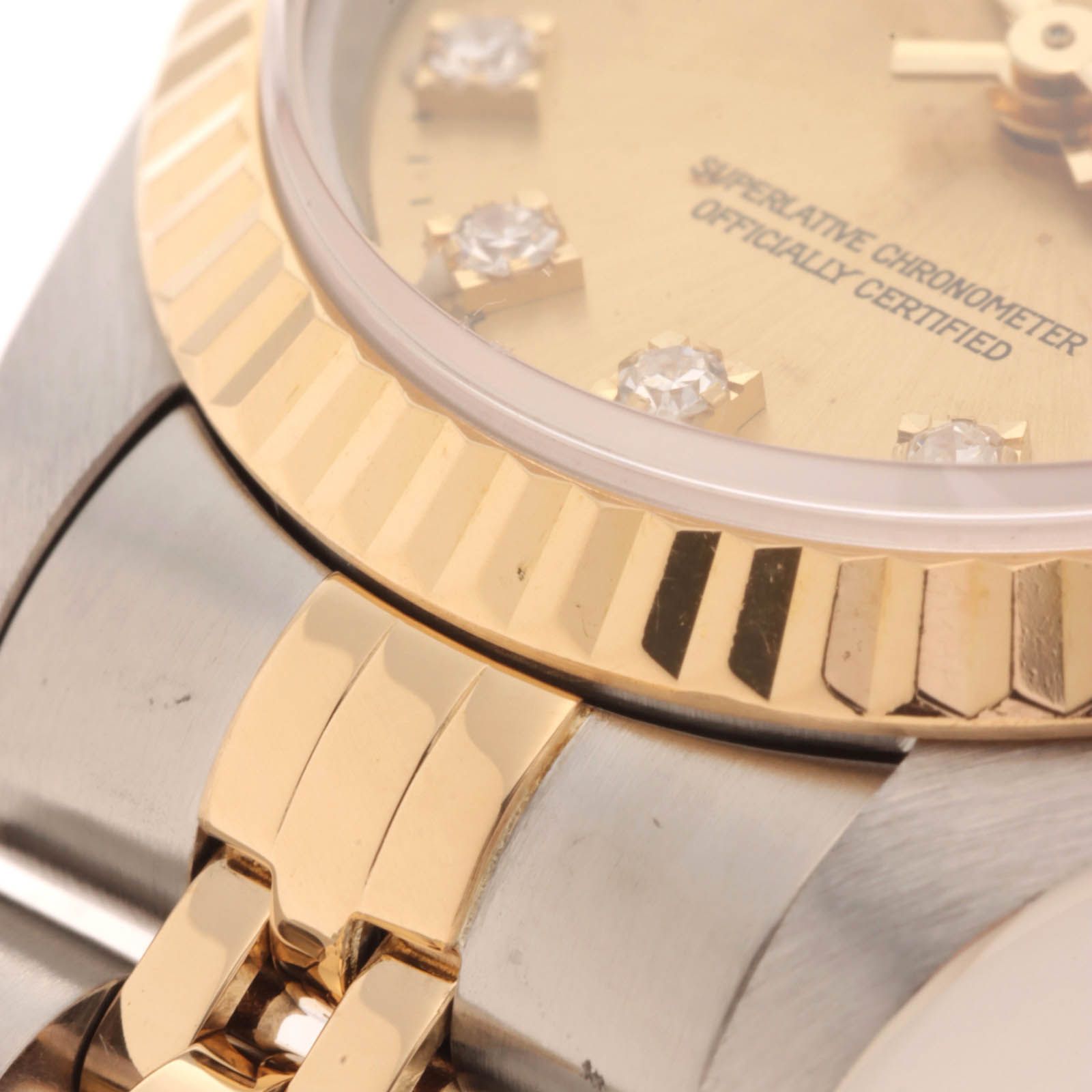 Rolex Datejust Diamond 18k Yellow Gold Stainless Steel Automatic — view 7