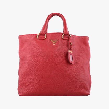 Prada Vitello Phoenix Red Leather