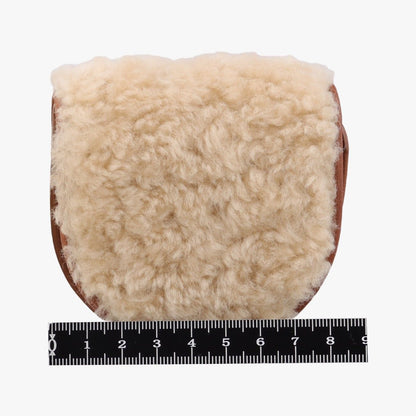 Saint Laurent Le K Baby Satchel Brown Shearling Leather — view 2