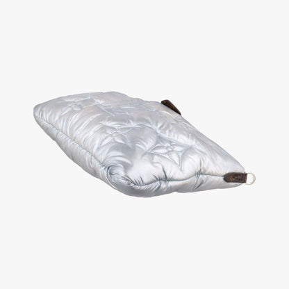 Louis Vuitton Maxi Multi Pochette Accessoires Silver Recycled Metallic Nylon — view 4