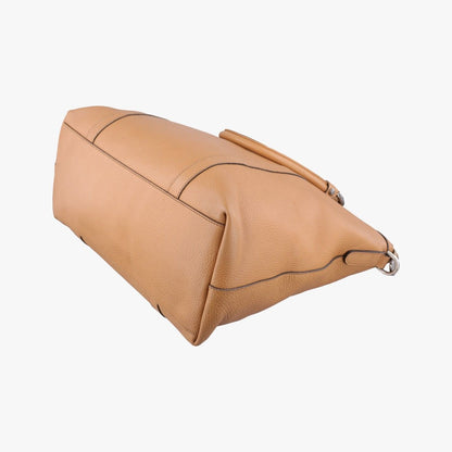 Gucci GG Charm Top Handle Camel Leather — view 6