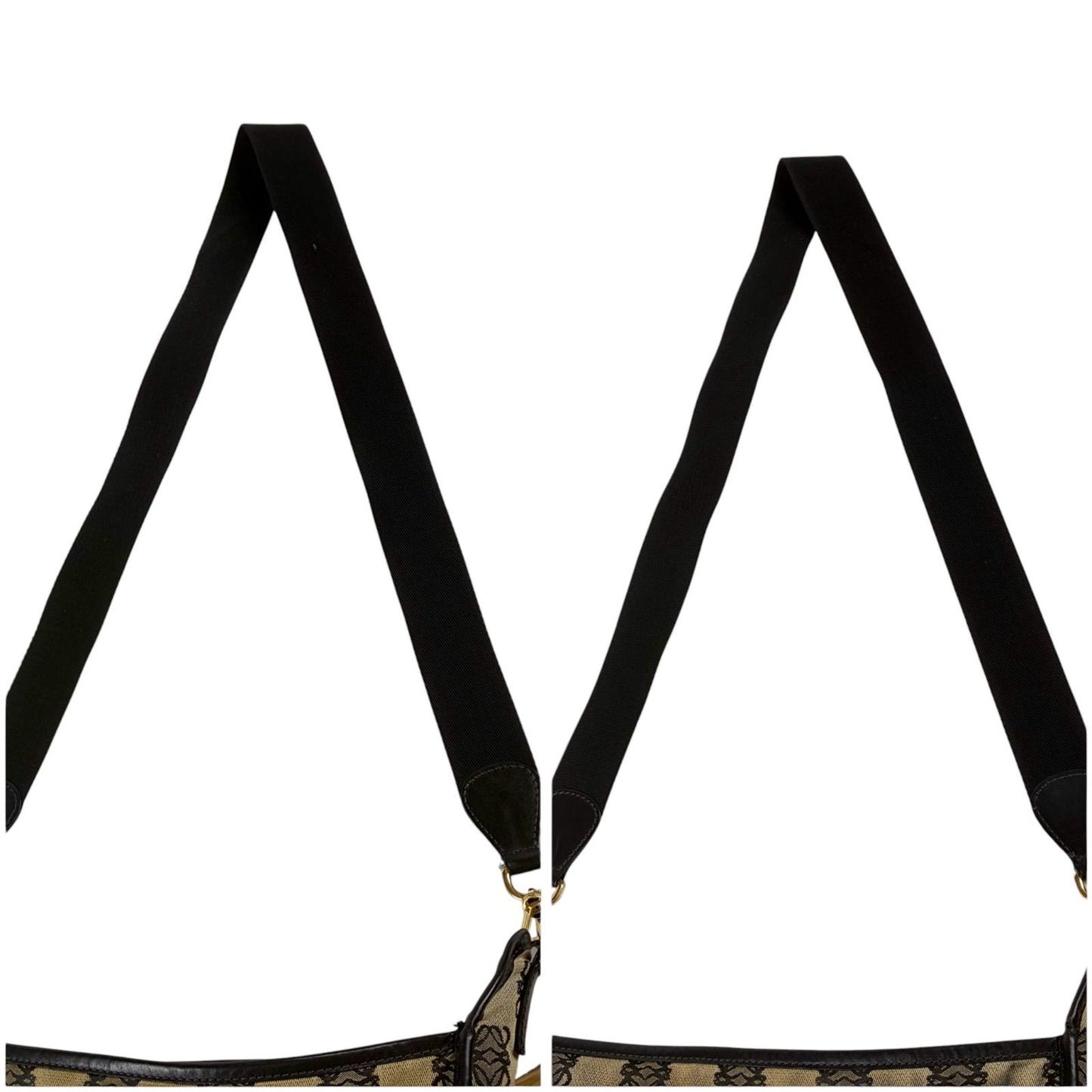 Loewe Repeat Anagram Canvas Cross Big Padlock Logo Navy Crossbody — view 8