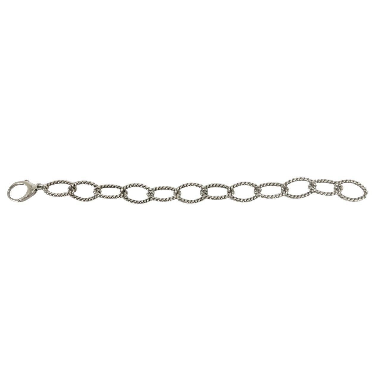Tiffany & Co Vintage Oval Link Twist Bracelet 925 Sterling Silver — view 5