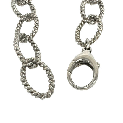 Tiffany & Co Vintage Oval Link Twist Bracelet 925 Sterling Silver — view 4