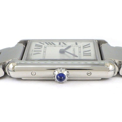 Cartier Watch Tank Must LM Rectangular Silver Dial Roman Index SS Quartz Analog — view 2